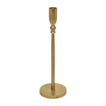 Sagebrook Home 18191-02 Metal, 12" Traditional Taper Candleholder, Gold