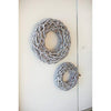 Kalalou CJAL1001 Grey Wash Willow Root Christmas Wreath