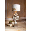Kalalou CCG1590 Table Lamp with Pine Cone Base