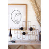 Kalalou CLL2521 Antique Brass Cubes Wine Rack