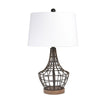 Sagebrook Home Metal 27`` Cage Table Lamp, Bronze