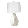 Sagebrook Home Resin  26`` Multifaceted Table Lamp, Silver