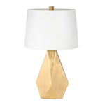 Sagebrook Home Resin 26`` Multifaceted Table Lamp, Gold