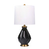 Sagebrook Home Glass 28`` Multifaceted Table Lamp, Black