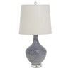 Sagebrook Home Glass 28`` Teardrop Table Lamp,Blue