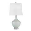 Sagebrook Home Glass 28`` Teardrop Table Lamp,Gray
