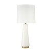 Sagebrook Home Ceramic 30`` Ribbed Table Lamp,White