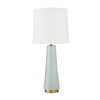 Sagebrook Home Ceramic 30`` Ribbed Table Lamp,Gray