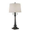 Sagebrook Home Polyresin 31`` Antique Stick Table Lamp W/ Usb, Bro