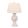 Sagebrook Home 50041-02 29" Resin Antique Shape Table Lamp, Ivory