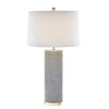 Sagebrook Home Resin 31`` Spiked Table Lamp, Gray