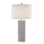 Sagebrook Home Resin 31`` Spiked Table Lamp, Gray