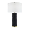 Sagebrook Home Resin 31`` Spiked Table Lamp, Black