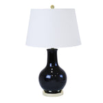 Sagebrook Home Ceramic 28`` Table Lamp, Black
