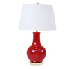 Sagebrook Home Ceramic 28`` Table Lamp, Red