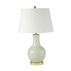 Sagebrook Home Ceramic 28`` Table Lamp, Pale Green