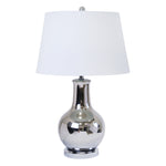 Sagebrook Home 50062-11 28" Ceramic Table Lamp, Silver