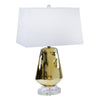 Sagebrook Home Glass 26`` Diamond Shape Table Lamp, Gold