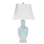 Sagebrook Home Ceramic 31`` Table Lamp, Light Blue