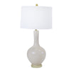 Sagebrook Home Ceramic 32`` Teardrop Table Lamp, Cream Pink