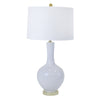 Sagebrook Home Ceramic 32`` Teardrop Table Lamp,White