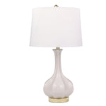 Sagebrook Home Ceramic 29`` Genie Table Lamp, White