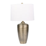 Sagebrook Home Metal 28`` Dimpled Table Lamp, Brass Tone