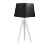 Sagebrook Home Metal 24`` Tripod Table Lamp, White/Black