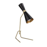 Sagebrook Home Metal 25`` Task Table Lamp. Gold/Black