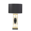 Sagebrook Home Metal 28.5`` Table Lamp W/Blackoval Center, Balck/G