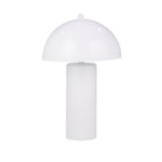 Sagebrook Home Metal 22`` Dome Table Lamp, White