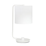 Sagebrook Home Metal 21`` Table Lamp, White