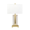 Sagebrook Home Metal/Alabaster 28`` Table Lamp,White/Gold