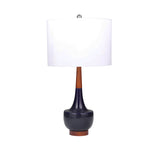 Sagebrook Home Ceramic 28`` Genie Table Lamp, Blue