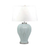 Sagebrook Home Ceramic 27`` Textured Table Lamp, Teal