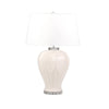 Sagebrook Home Ceramic 27`` Textured Table Lamp, Cream