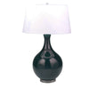 Sagebrook Home Glass 33`` Teardrop Table Lamp,Green
