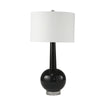 Sagebrook Home Glass 27`` Skinny Neck Table Lamp, Black