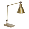 Sagebrook Home Metal 22`` Task Table Lamp, Gold