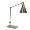 Sagebrook Home 50109-02 22" Metal Task Table Lamp, Silver