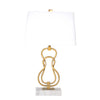 Sagebrook Home Metal 27`` Abstract Table Lamp,Gold