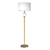 Sagebrook Home Metal 60.75`` Floor Lamp W/ Decorative Globe, Gold/