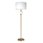 Sagebrook Home Metal 60.75`` Floor Lamp W/ Decorative Globe, Gold/
