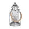 Sagebrook Home 50139 13" Metal Pewter Lantern, Silver