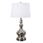Sagebrook Home Glass 31`` Genie Table Lamp, Silver