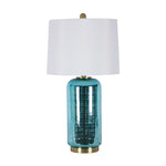 Sagebrook Home Glass 29`` Jug Table Lamp, Blue