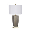 Sagebrook Home Glass 29`` Honeycomb Texture Table Lamp, Sage Green