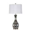 Sagebrook Home Ceramic 29`` Table Lamp, Silver
