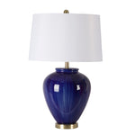 Sagebrook Home Ceramic 28`` Jug Table Lamp, Blue