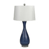 Sagebrook Home Art Glass 32`` Table Lamp, Blue